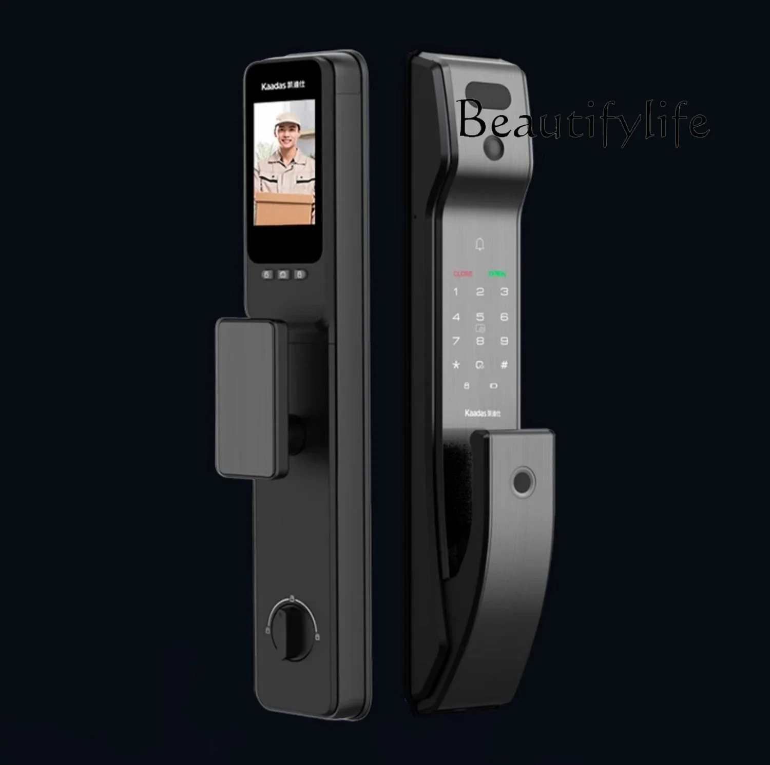 

Smart Face Recognition Peephole Viewer Indoor Screen Password Lock Household Door Lock Fingerprint Lock