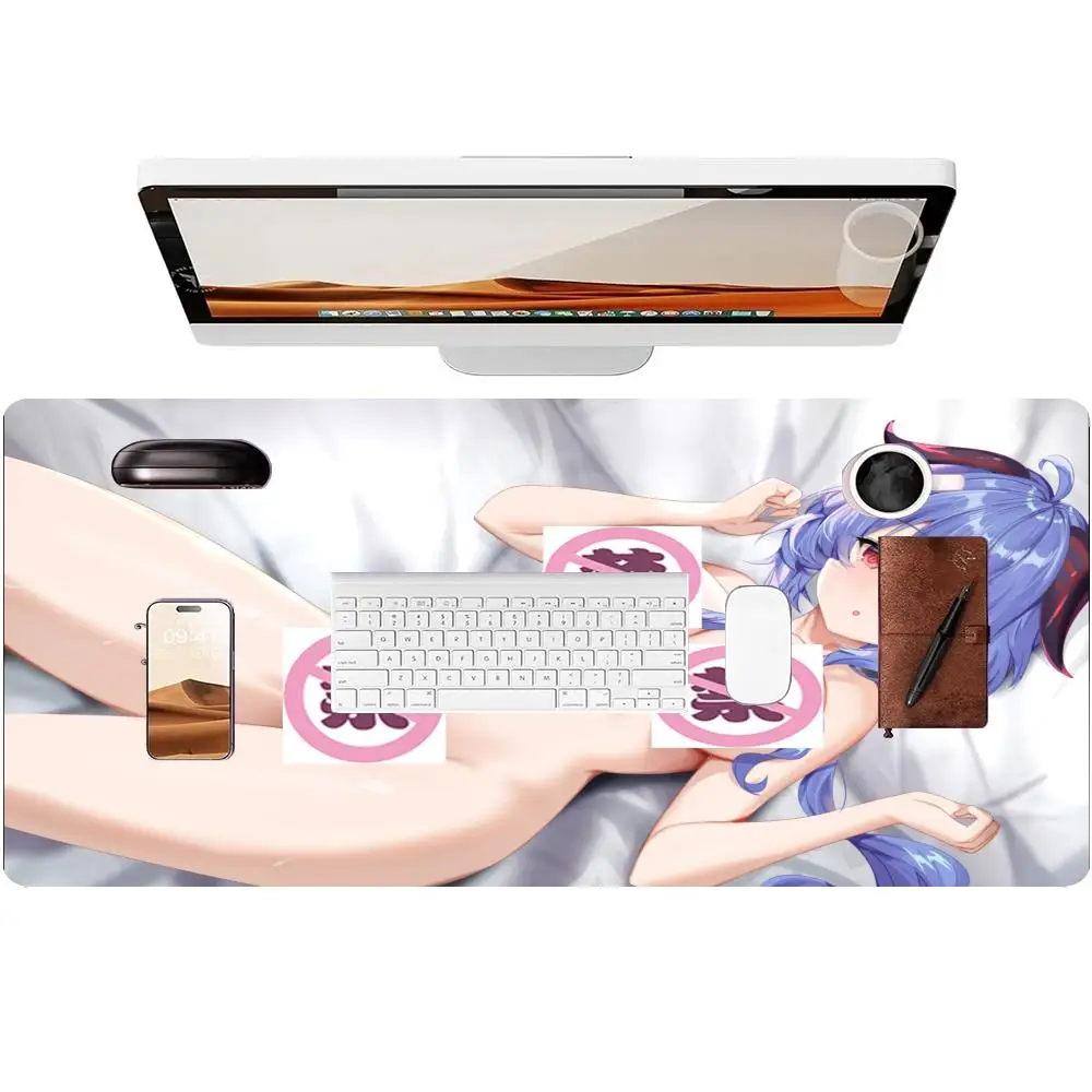 عارية أنيمي فتاة مثير ماوس الوسادة هنتاي الكمبيوتر حصيرة Xxl Mousemat مع الثدي مانغا لوحة المفاتيح البساط اليابان ماوس السجاد #2