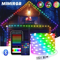 20M USB Led String Light Smart App Controller  DIY Christmas Tree Garland RGB Addressable Fairy Lights Party Outdoor Decoration