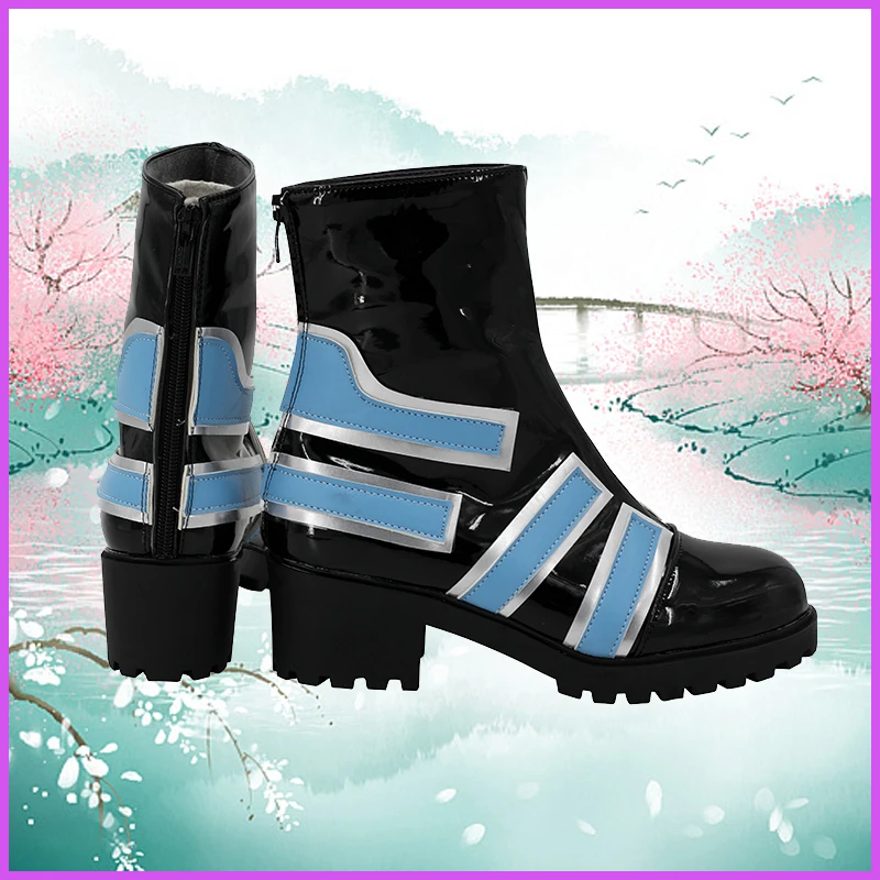 JP Anime Film GANTZ O Kato Masaru Yamasaki Anzu Costume Cosplay Scarpe Fatte A Mano Stivali In Ecopelle Festa di Carnevale Halloween Boot