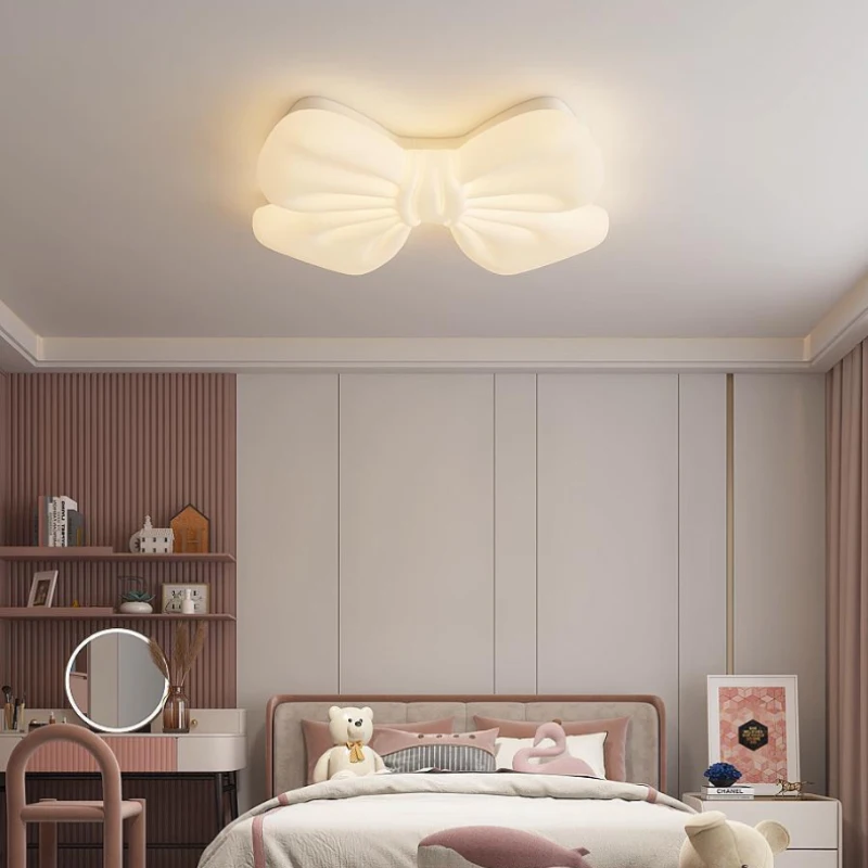 Imagem -03 - Arco Branco Led Luzes de Teto Princess Room Light Moderno Simples Romântico Menina Decoração do Quarto Quarto das Crianças