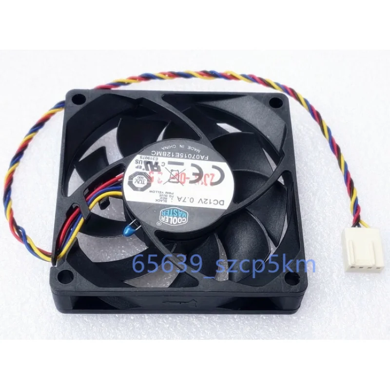 D For Cooler Master FA07015E12BMC DC12V 0.7A 4-PIN PWM Speed Control CPU Cooling Fan