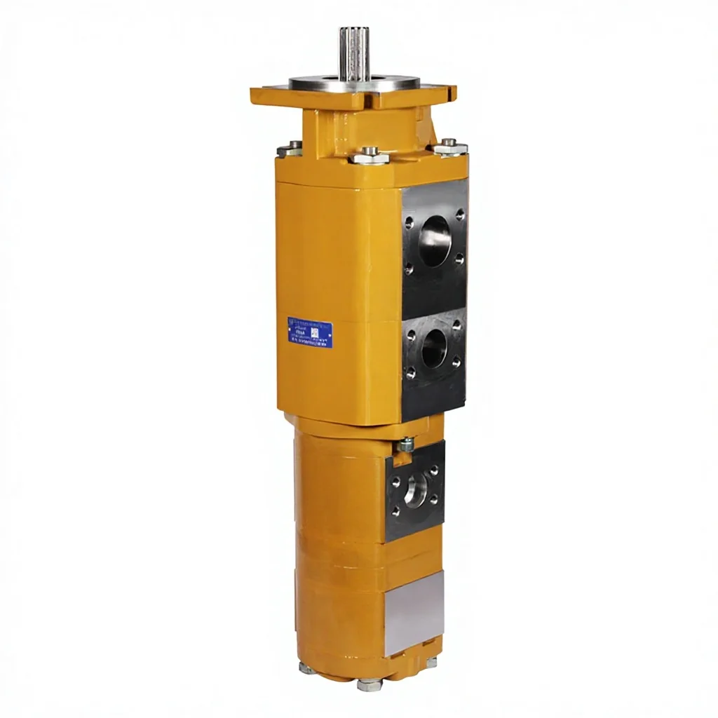 

HCHC Changyuan Hydraulic Gear Oil Pump Four-Link CB-KPZH Series Hefei Sticker Logo