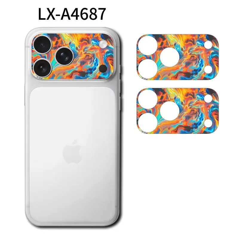 2PCS Lens Protector Skin sticker For IPhone 17 Pro Max 17Pro 17 Air Full Cover Anti Scratch Matte Back Camera Protective Flim
