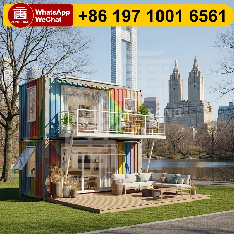 

Small House Flat Pack House Leak Proof Factory Pre Fabricated Homes Energy Saving System Multi Room Off Grid Mobility Durable