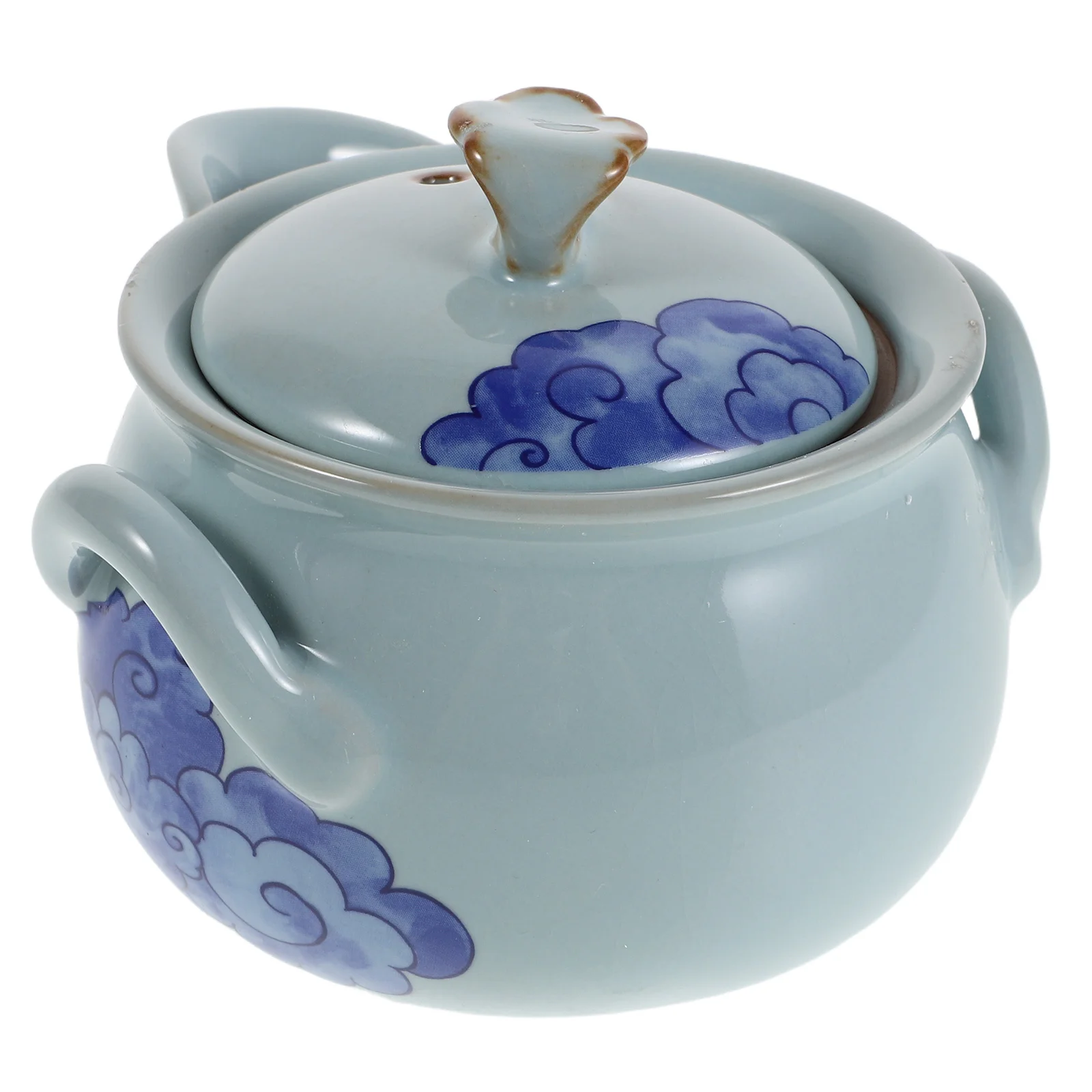 

Oriental Ceramic Teapot Kung Fu Tea Pot Porcelain Loose Leaf Tea Kettle Heat Resistant for Home Office