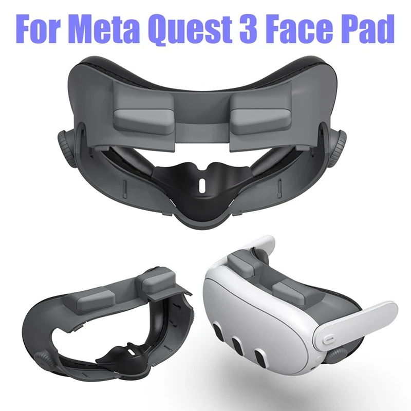 

Для Meta Quest 3 Face Pad X3 Рассеивание тепла воздуха Дышащая вентиляционная крышка для лица для Quest 3 Запасные части 1 комплект