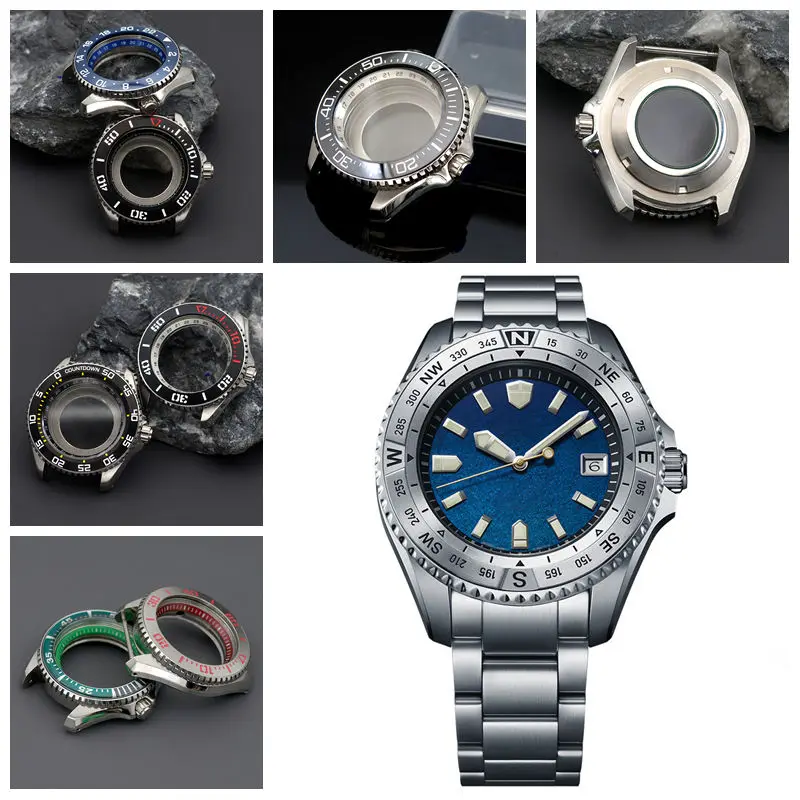 PROSPEX SLA071J1 Watch Case With Sapphire Glass 200M Waterproof Diver Fit NH34 NH35 NH36 4R 6R Japan Automatic Customized