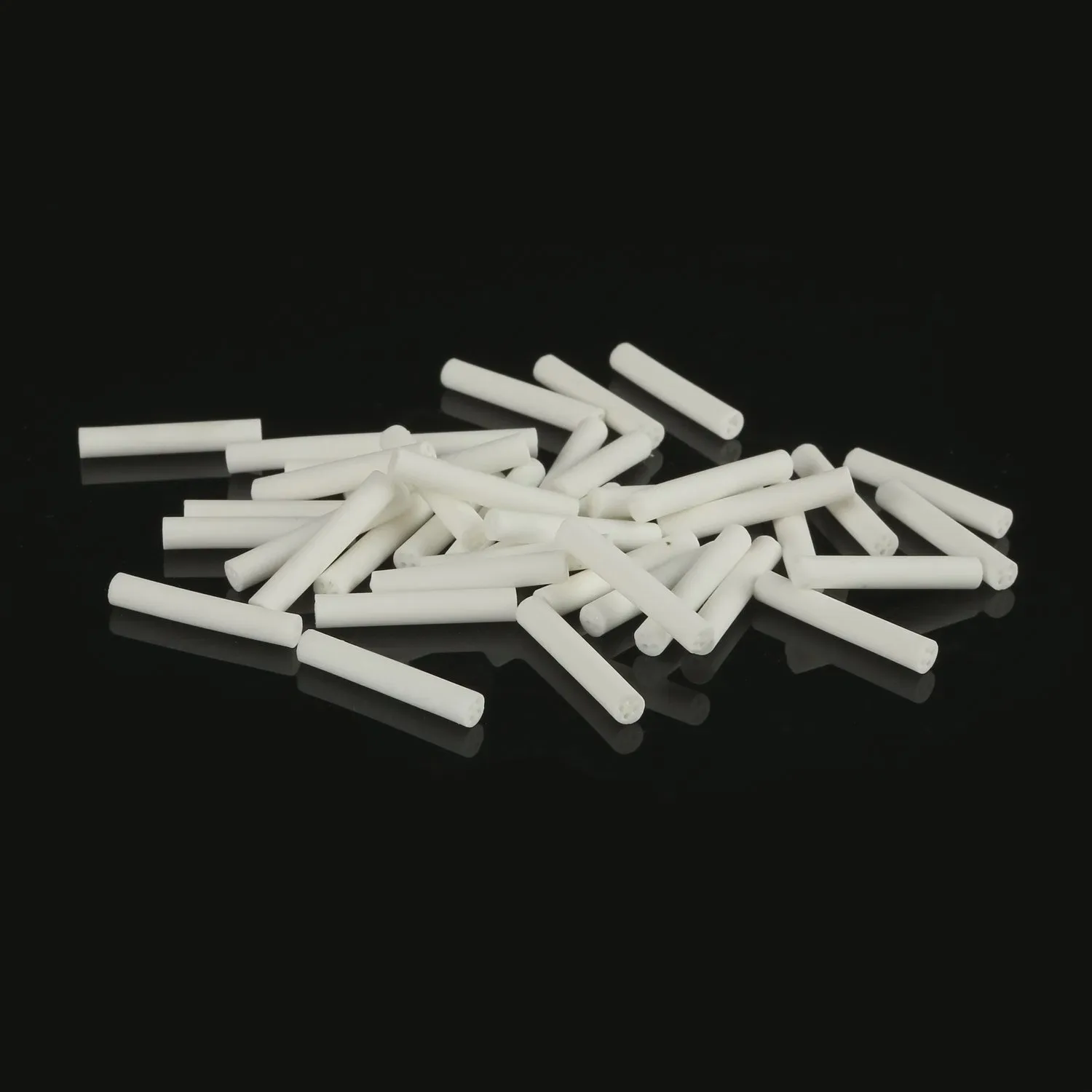 D12mm-D30mm Alumina Ceramic Rods, Insulating Aluminum Oxide Shafts, 99% Alumina Al2O3 Ceramic Rods for Resistor