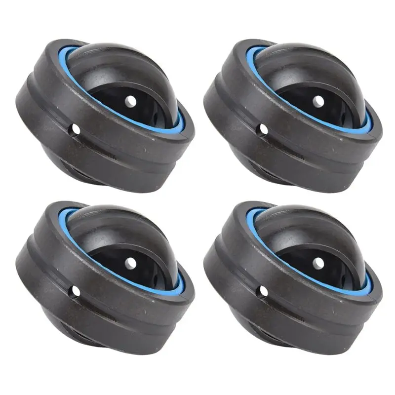 B50C Spherical Bearing, 4Pcs Heavy Duty Radial Bearings Easy Installation For Equipment (GE25ES-2RS)