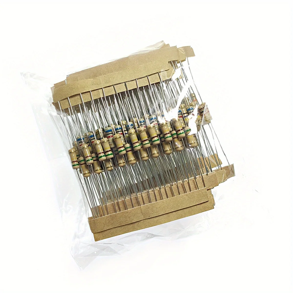 300Pcs 1/2W Carbon Film Resistor Kit 5% Tolerance 30 Values 1Ω-1MΩ Assorted Resistors for Arduino DIY Electronic Projects