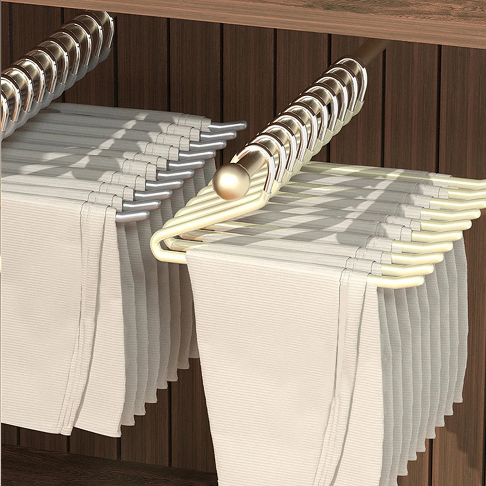 Cintre de Rangement de Garde-Robe en Forme de Z, 35x11cm, 5 Couleurs, Sans Trace, Robuste