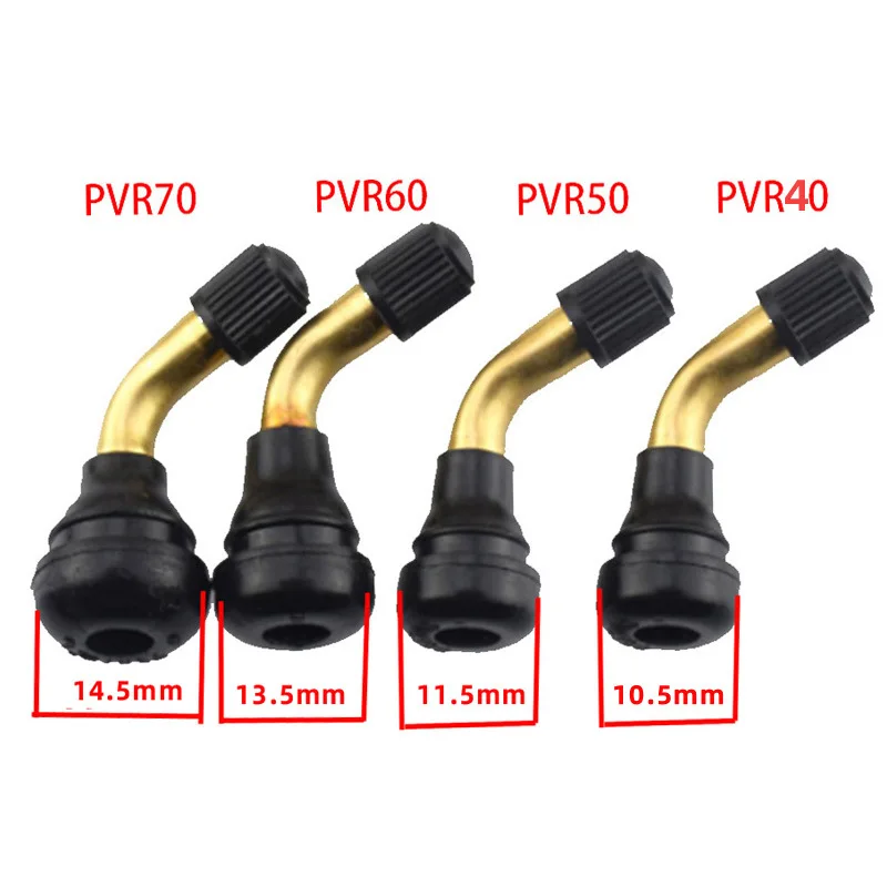 pvr70/60/50(tr412L) MOTORCYCLE SCOOTER SNAP IN TYRE VALVE - 90 DEGREE MOTORBIKE - 2pc