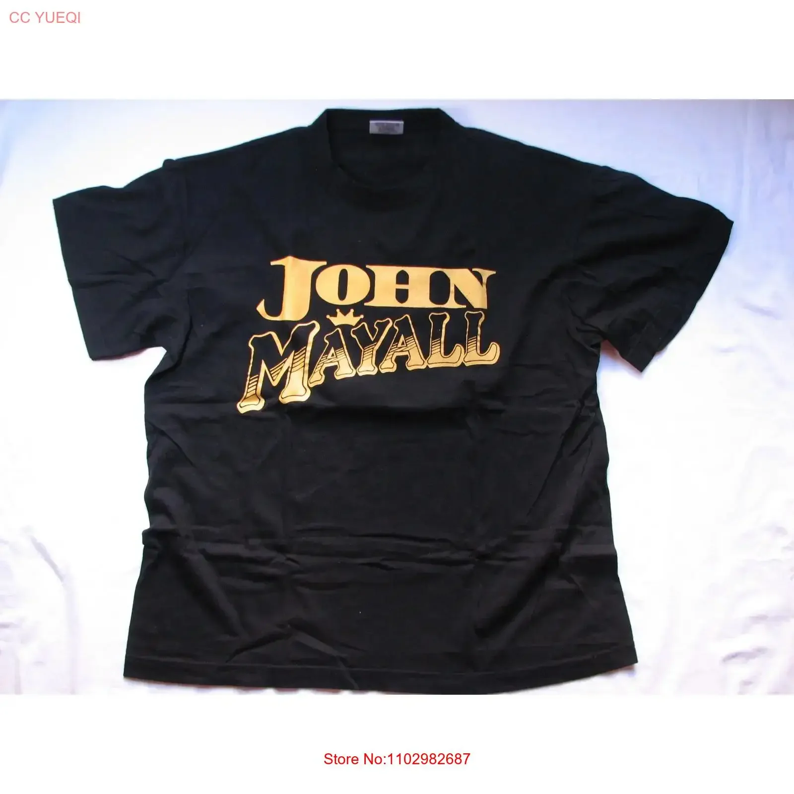 Camiseta del Tour por Europa de John Mayall 2011, Alexis Korner, Canned Heat, Rory Gallagher, estilo vintage, lavada, versátil, elástica, a la moda