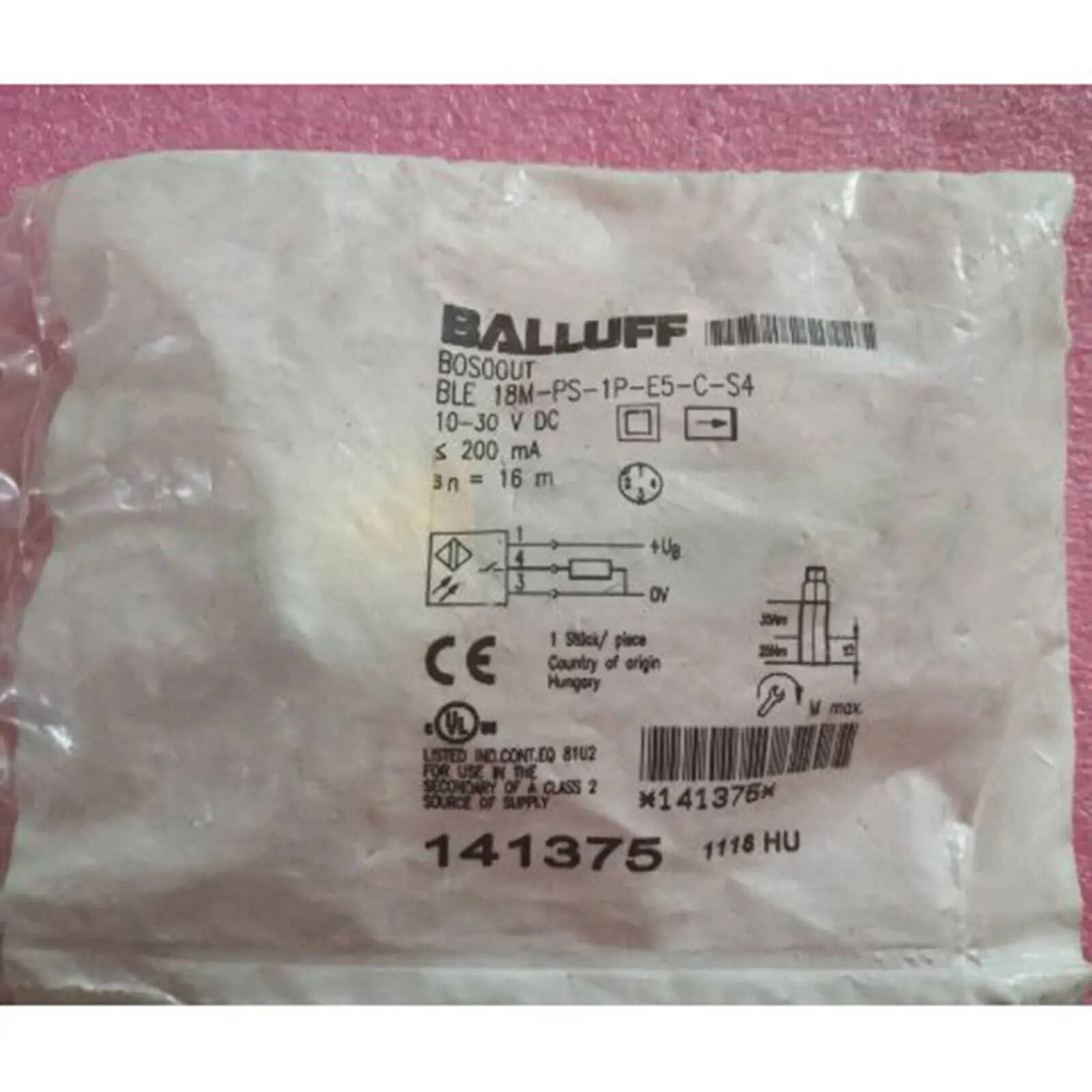 

1pc NEW BALLUFF Proximity sensor BLE 18M-PS-1P-E5-C-S4 Fast Shipping