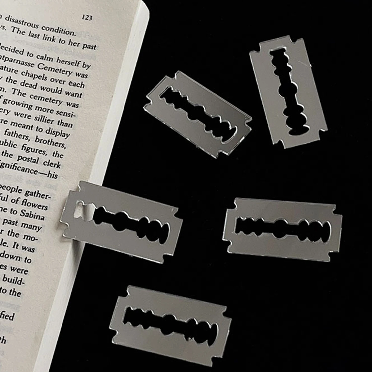 Simple Acrylic Hair Clips Women Simulated Blade Creative Design Bangs Clip Duckbill Clip Hairpins Hair Styling Tool Accessories image 6