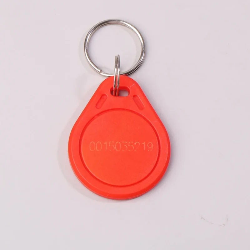 10PCS EM4100 TK4100 125khz ID Keychain Read Only Proximity Keyfobs Tag  Smart Secure Door Entry Access Control ID Keychain