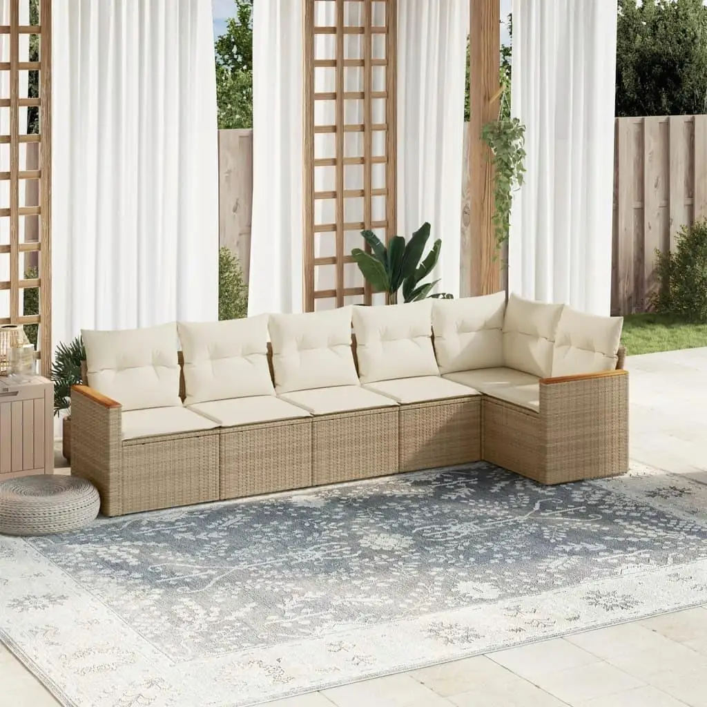 

Cozy Beige Garden Sofa Set for Outdoor Relaxation and Comfort Perfect for Patio Balcony and Backyard