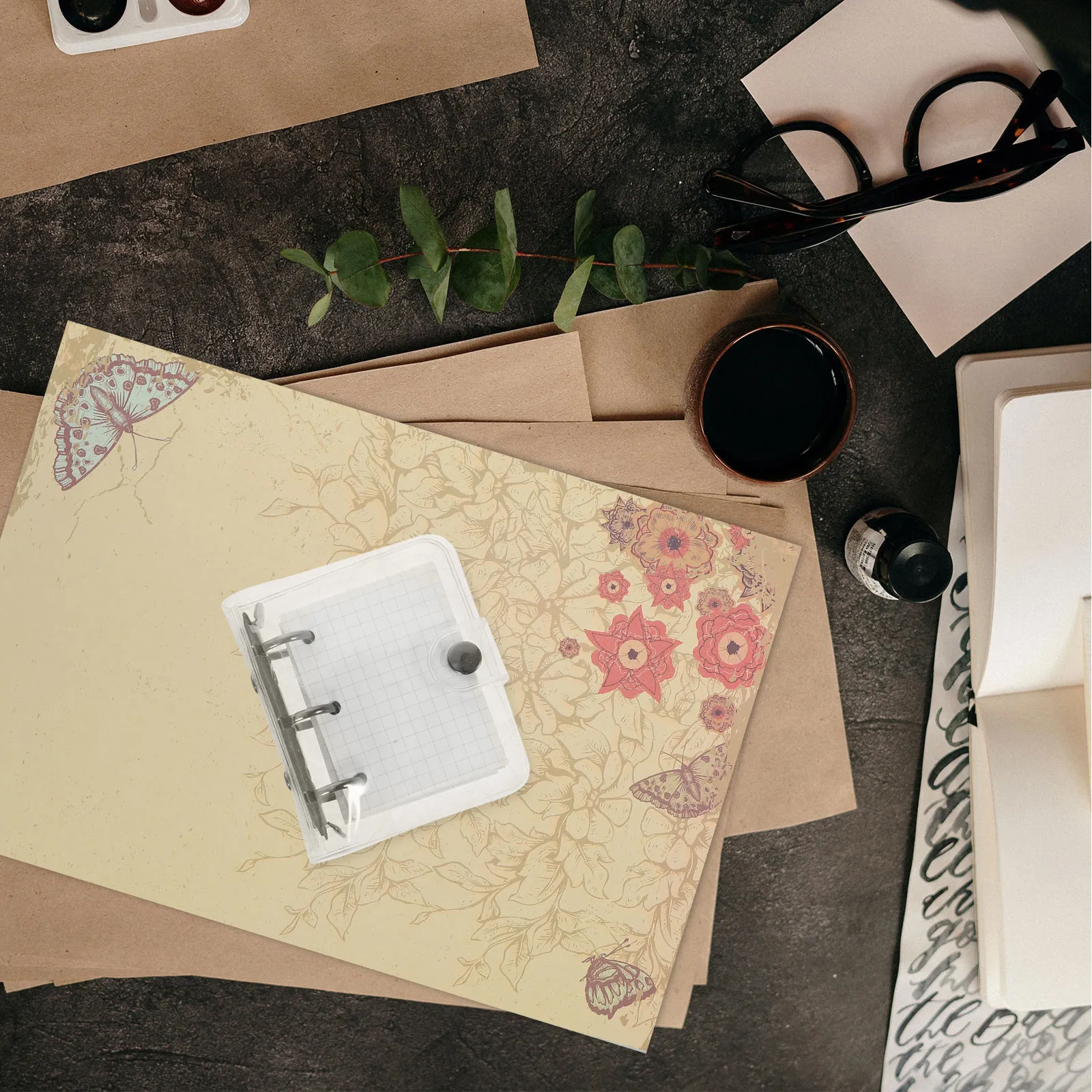สมุดโน้ตแบบพกพา 2 ชุด พร้อมสาย - Travel Notebook Journal บทวิจารณ์และราคา