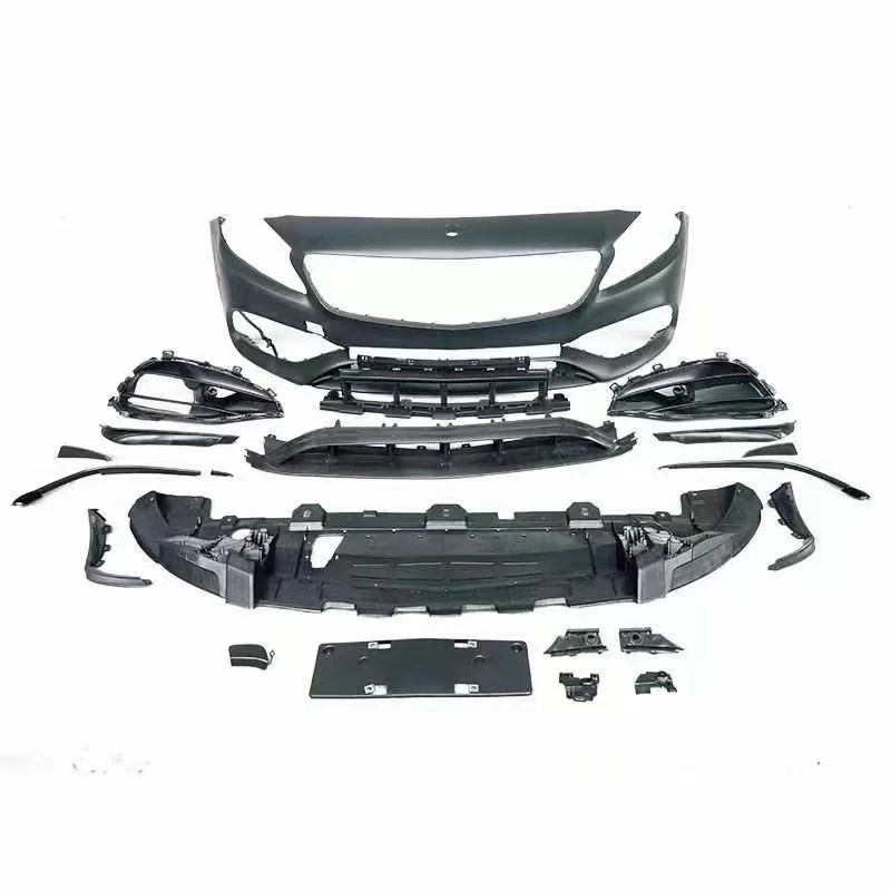 Front Car Bumper A45 AMG Front Bumper Assy For Mercedes Benz A Class W176 A180 A200 A250 2013 2014 2015 2016 2017 2018