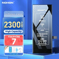 NOHON High Capacity Battery for iPhone 7 8 6 6S Plus SE 2016 2020 Replacement Phone Bateria for iPhone X XR XS Max Batteries