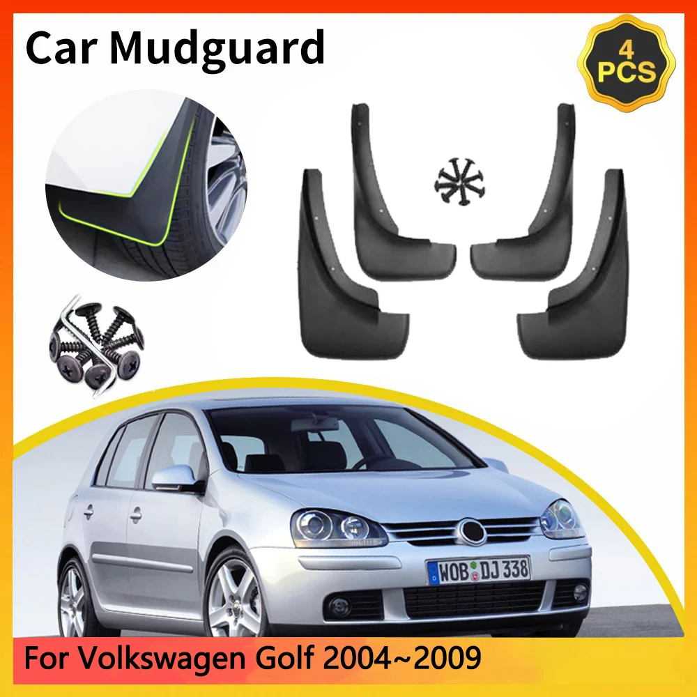 

For Volkswagen Golf 2004~2009 Mk5 5th Rabbit GTI Car Mudguards Mudflap Mudguard Splash Guards Mud Flaps Fender accessories Parts