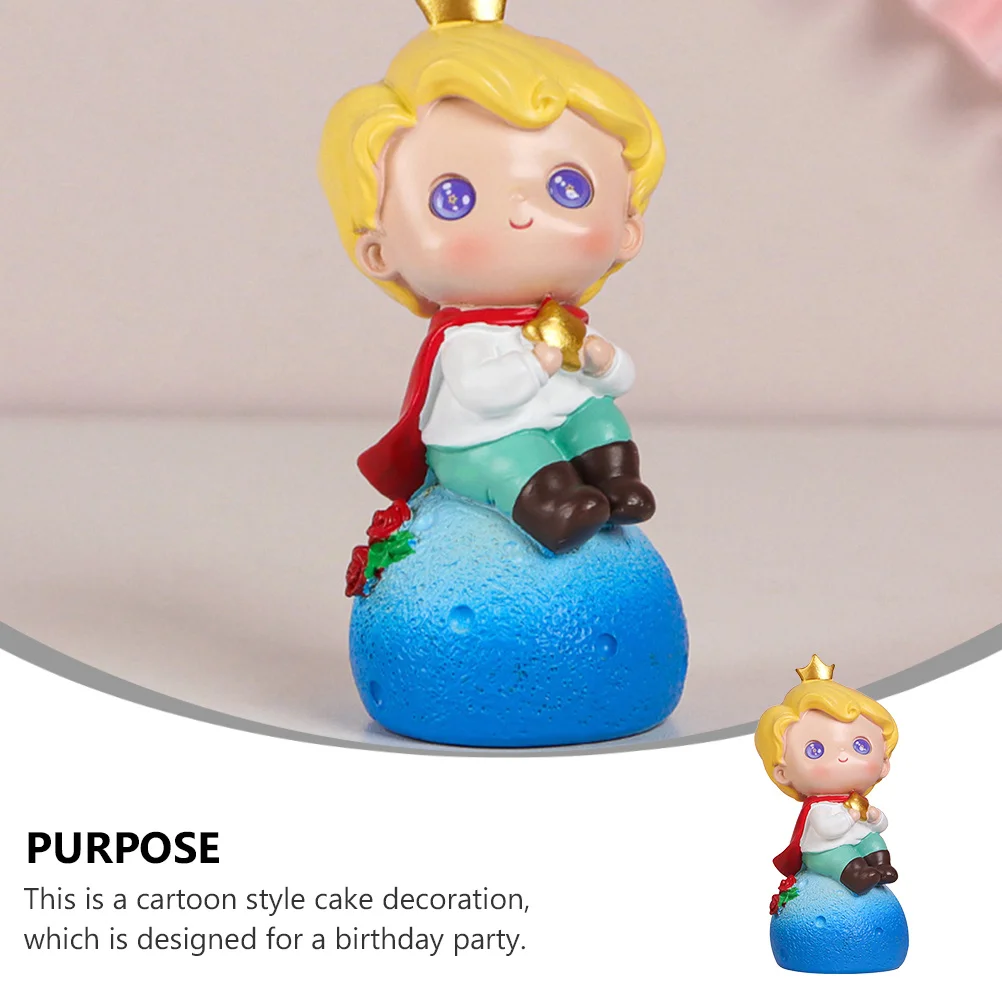 

1pc Birthday Kids Embellishment Creative Resin Birthday Resin Decor Decor Cake Cake Embellishment Topper
