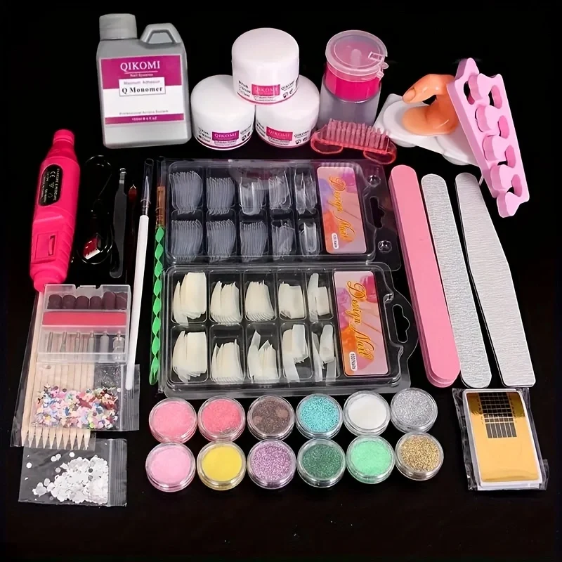 Mica Powder Colorant - Kit Completo per Unghie in Acrilico,