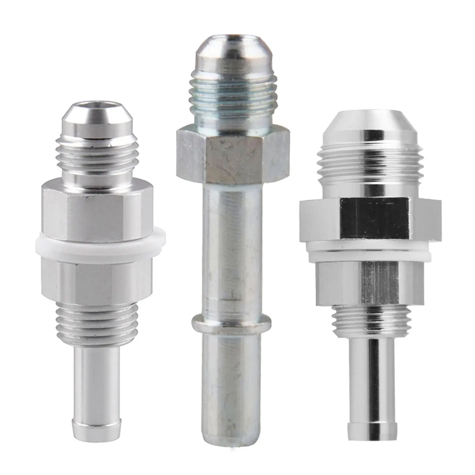 Compact Oil End Fitting Adaptor Precision Machining Silver Anode Surface, Universal