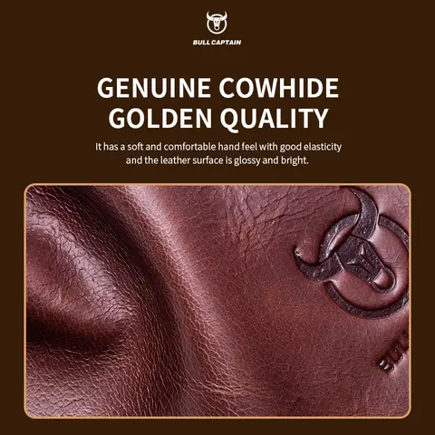 बुलकैप्टन नया असली लेदर पुरुषों का क्रॉसबॉडी बैग, पुरुषों का ब्रीफ़केस मैसेंजर बैग, कैज़ुअल बिज़नेस ब्रीफ़केस स्टाइल पुरुषों का शोल्डर बैग 8 best sales चमड़े का आदमी का बैग - №3