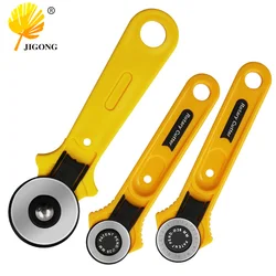 28mm /45mm Rotary Cutter Patchwork Roller Wheel Round Knife With Scale Leather Craft Fabrics Cloth Cutting Tailor Tools