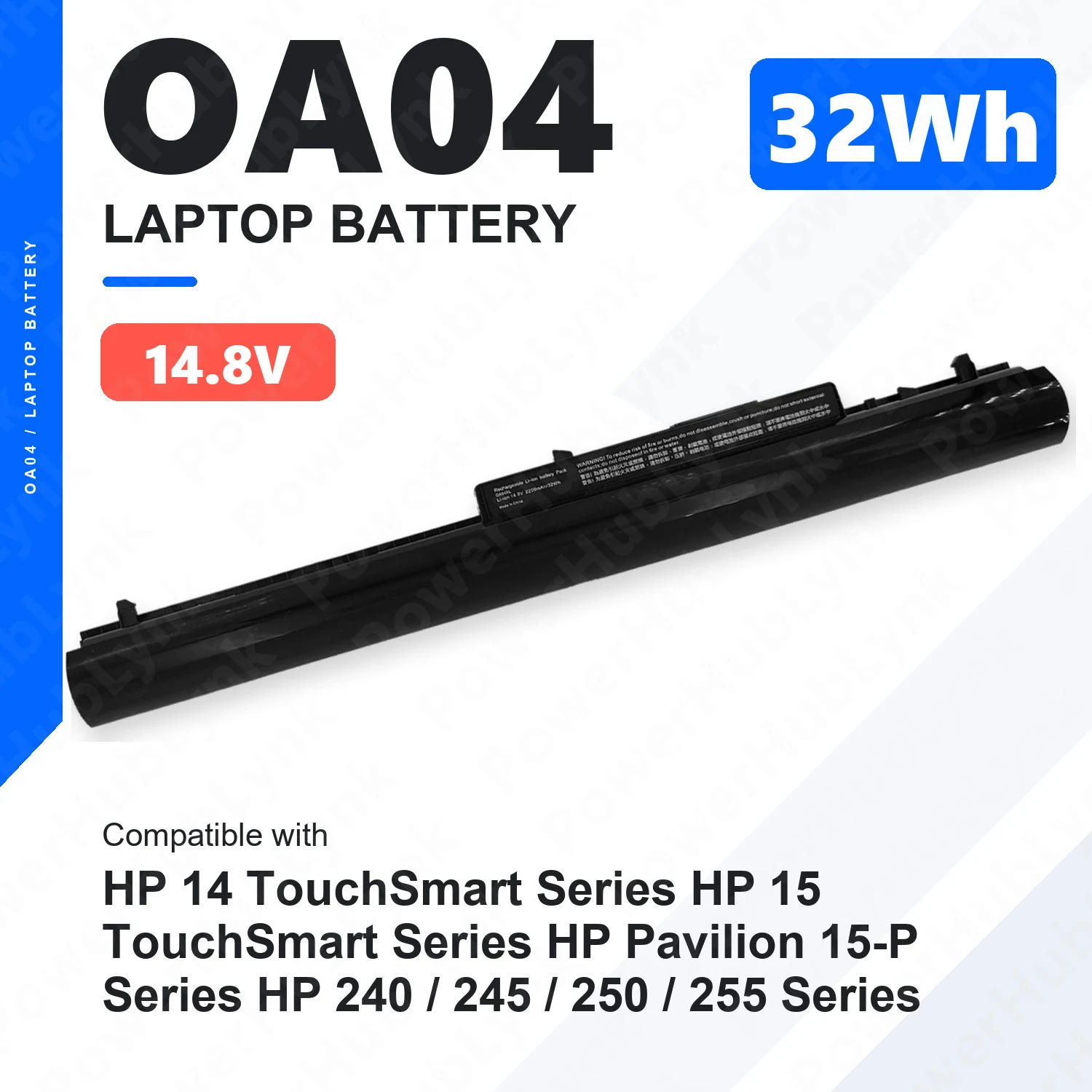OA04 14.8V 32Wh Laptop Battery For HP OA04XL 14 15 TouchSmart Pavilion 15-P 240 245 250 255 G2 G3 OA03 HSTNN-LB5S 740715-001