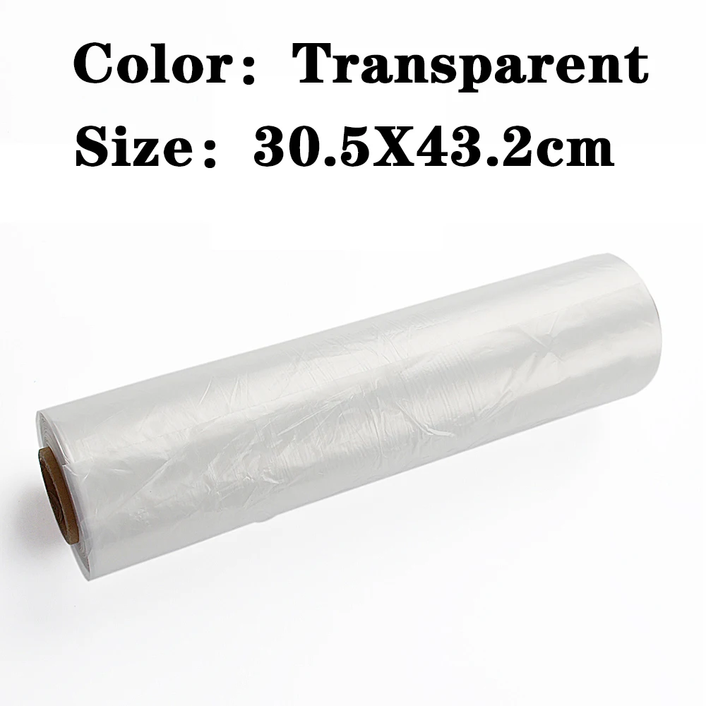 250 stuks/rol wegwerp voethoezen transparant PE SPA therapie paraffinezakken voering