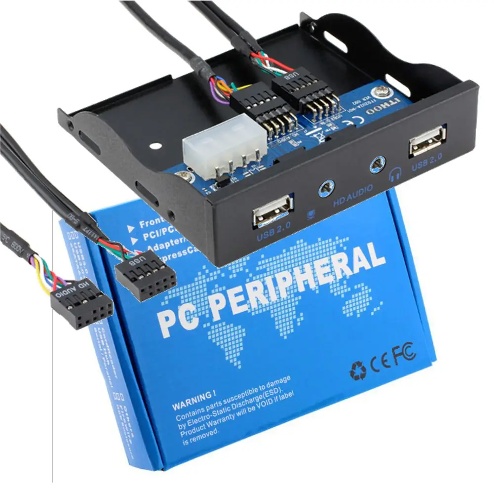 USB 2.0 front panel of the chassis+high-definition audio desktop soft drive bit