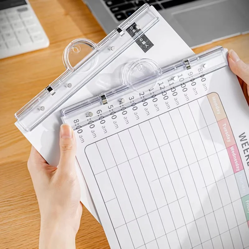 

Magnetic Office File Folders Transparent Folders Strong Suction Not Easy To Fall Off Multifunctional Office Supplies File Folder