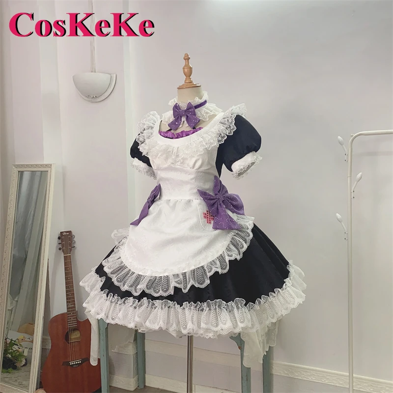 CosKeKe Nishik37Maki Cosplay Costume, Anime, LoveLive, Magnifique, Élégant, Doux, Maid fur s, Halloween, Carnaval, Py Play Clothing