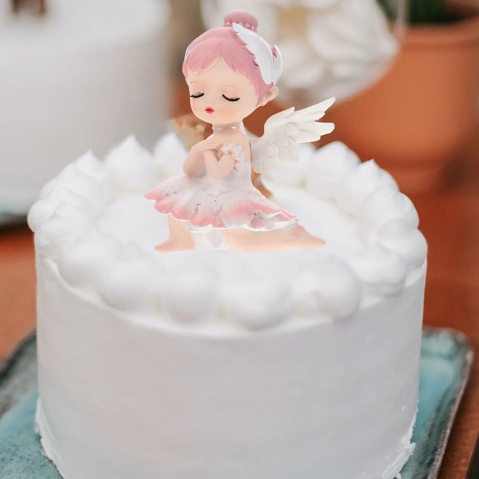 

Элегантное украшение для торта в виде балерины из смолы, яркий дизайн, идеально подходит для украшения тортов, домашнего декора, настольного оформления, подарок на день рождения