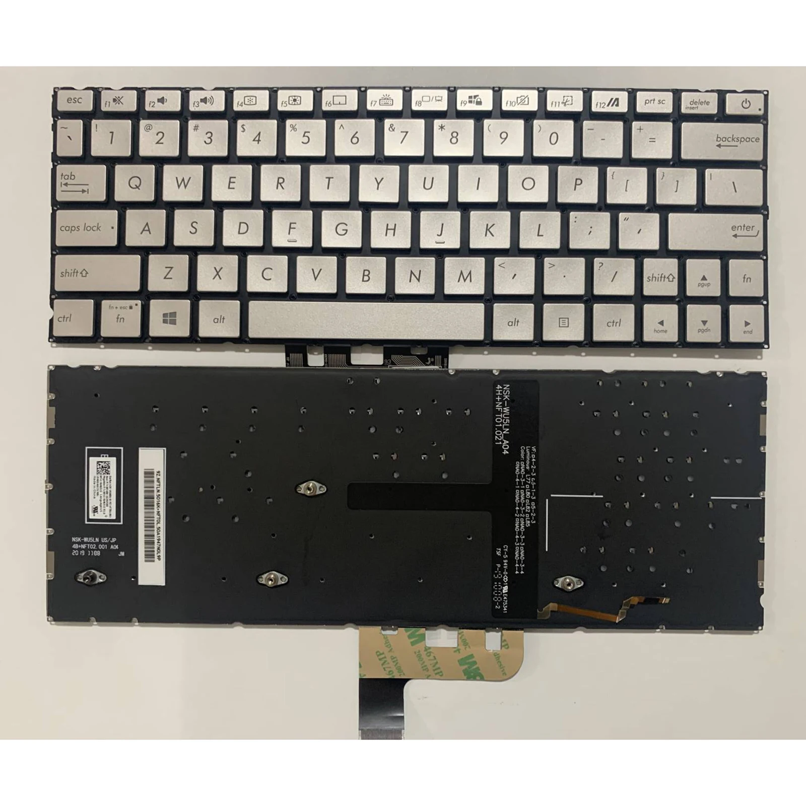 

Laptop keyboard US Layout for Asus ZenBook UX334 UX334U UX334FA UX334FN UX334A