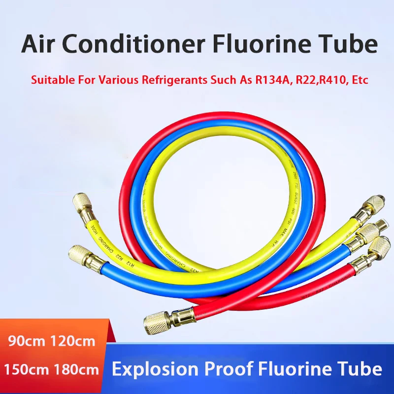 Air Conditioner Fluorine Tube Car Snow Refrigerant High-Pressure Resistant Liquid Filling Tube R410R22R134 Fluorine Filling Tube