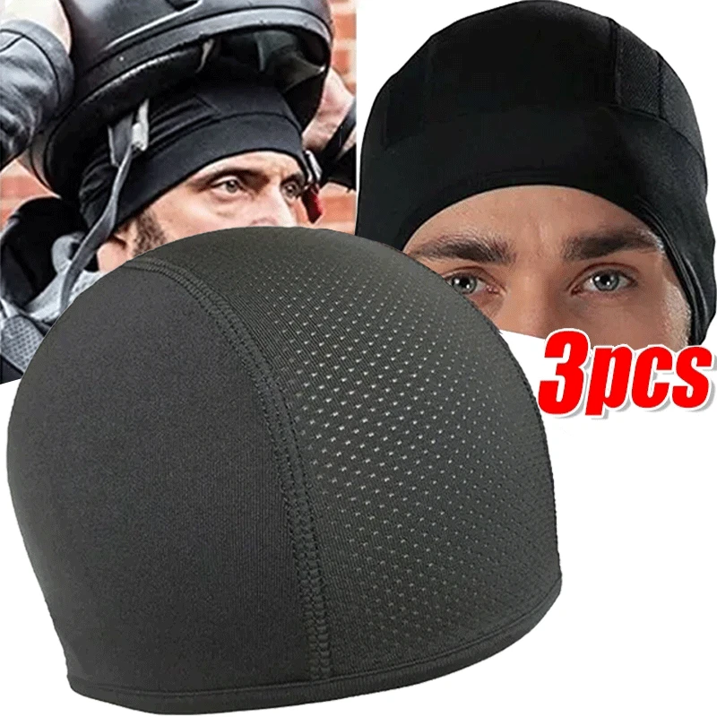 

Motorcycle Helmet Inner Cap Hat Quick Dry Breathable Hat Racing Cap Under Helmet Beanie Cap Motocross Motor Helmet Hat Helmets