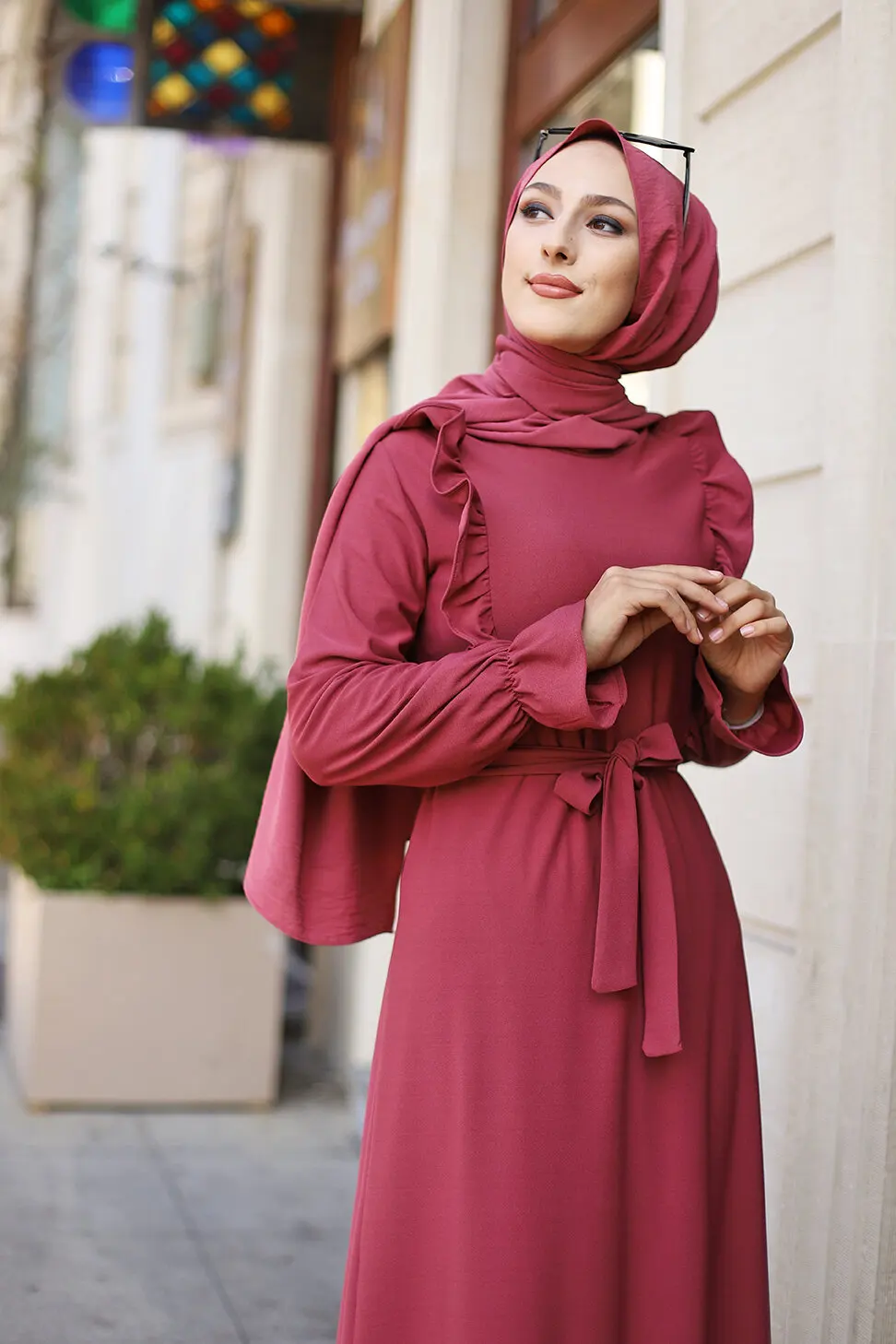 TUGBA Muslim Dress muslim dress code 2021 turkish gown hijab summer