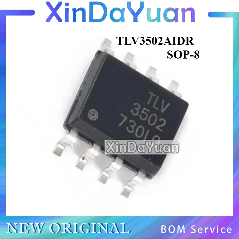 

5 pcs TLV3502AID TLV3502AIDR TLV3502 SOP-8 Linear Comparator Chip