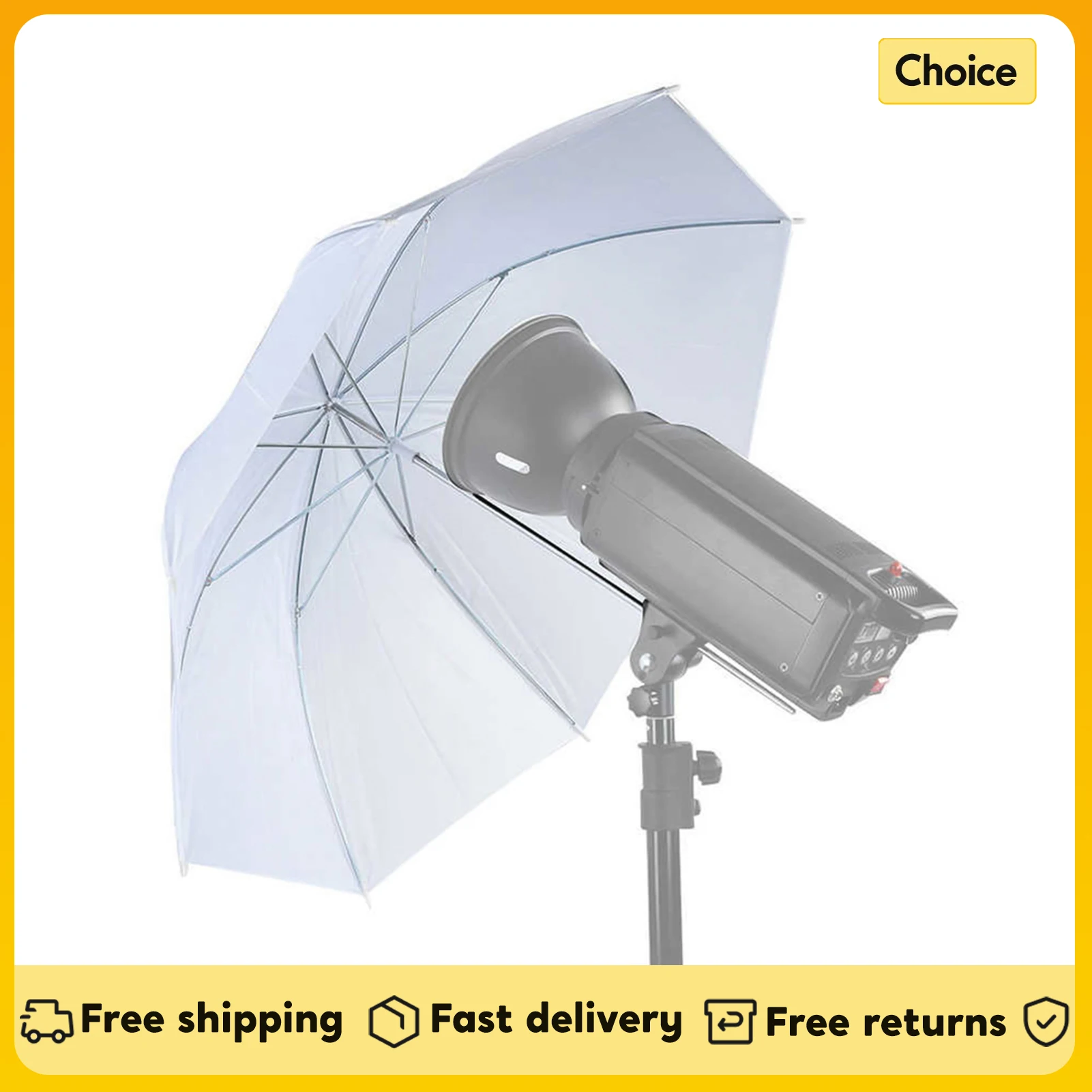 50cm/20Inch Photography Light Reflector Umbrella White Soft Studio Umbrella for Photography Lighting Umbrella Diffuser Accessory