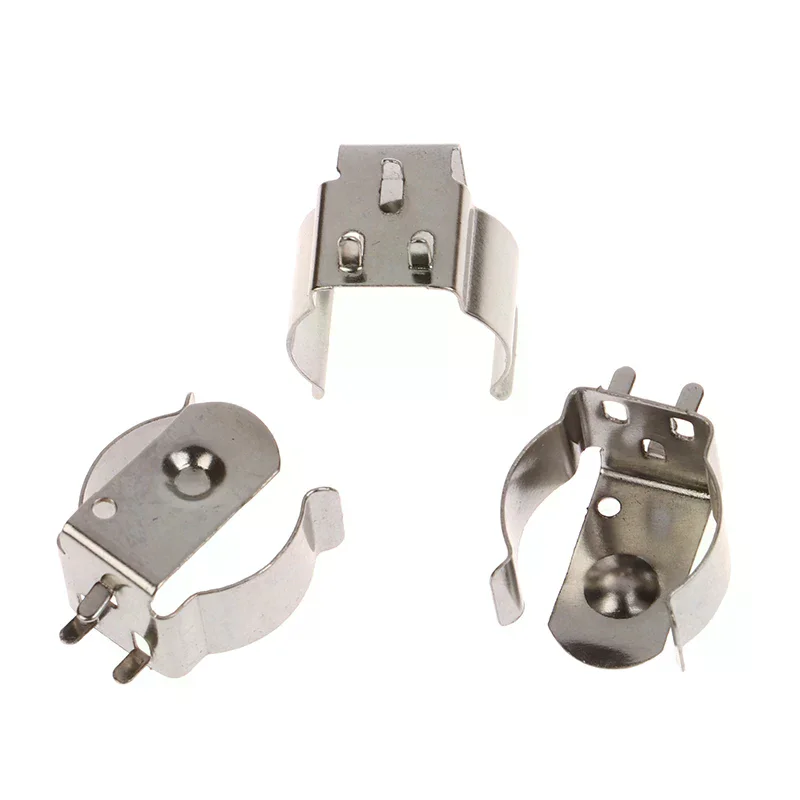 

10 шт., никелированная пружинная сталь, штамповка металла 18650 BC-1719, контактный зажим для аккумулятора 18650, аксессуары для держателя аккумулятора