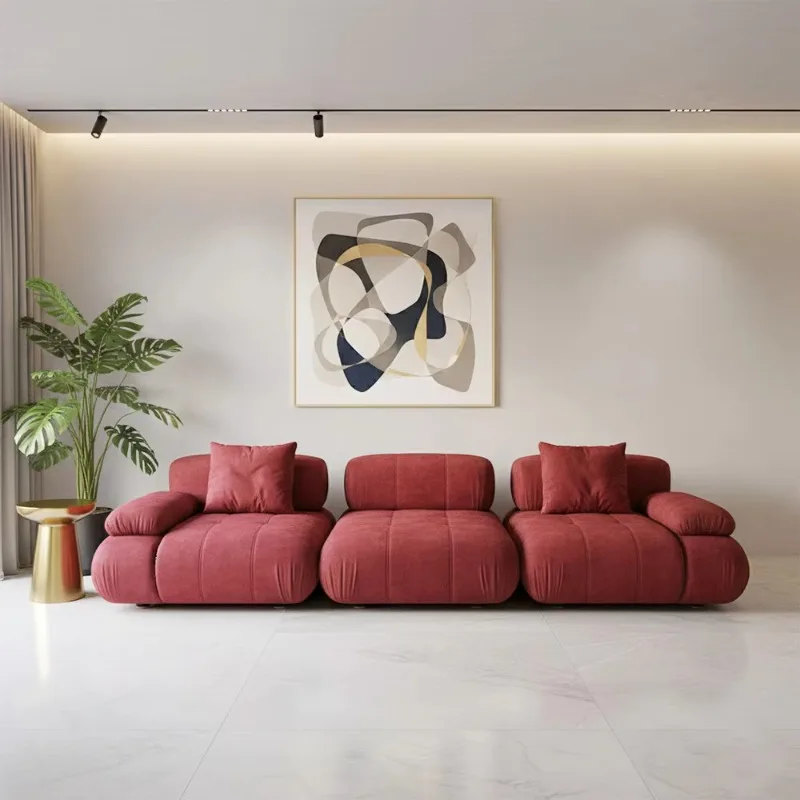 Luxury modular combination sofa set, fabric decoration foam comfortable living room, sofa designer combination sofa modern style