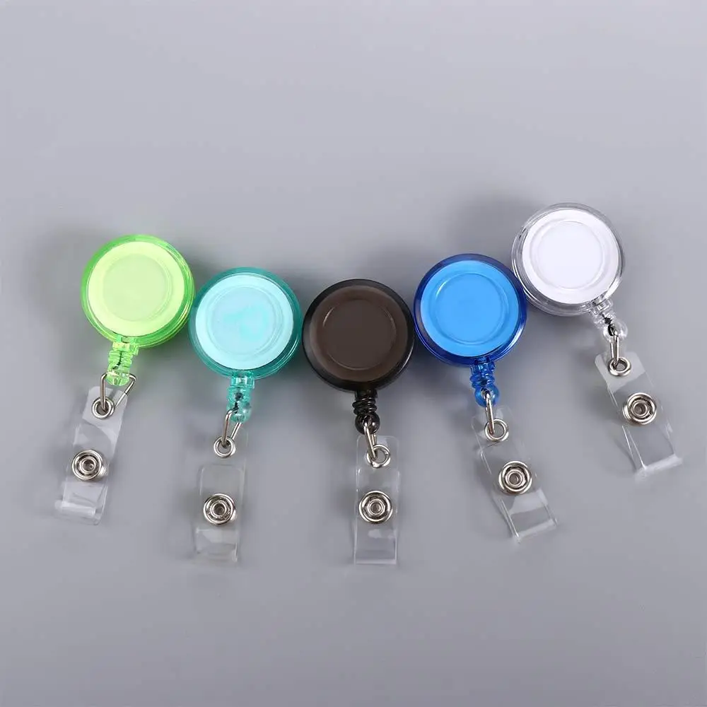 Students Card Chest Card Work Card Clips ID Card Clips Badge Holder Retractable Badge Reel Badge Reel Clip ID Card Holder