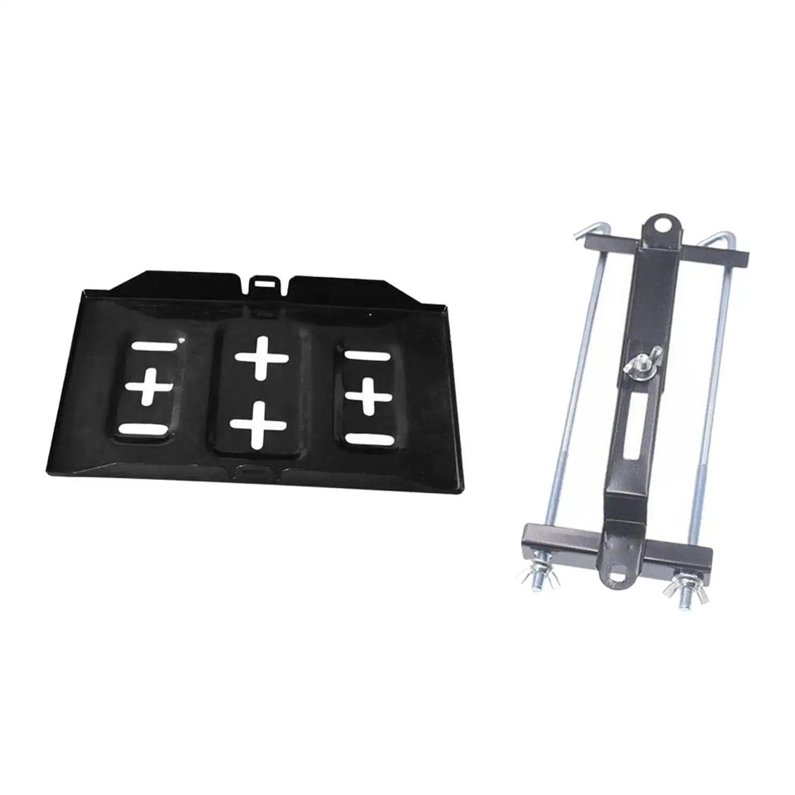 

Heavy Duty Iron Battery Tie Down Holder J Hook Bracket Universal Fit Secure Mount for Car SUV Engine