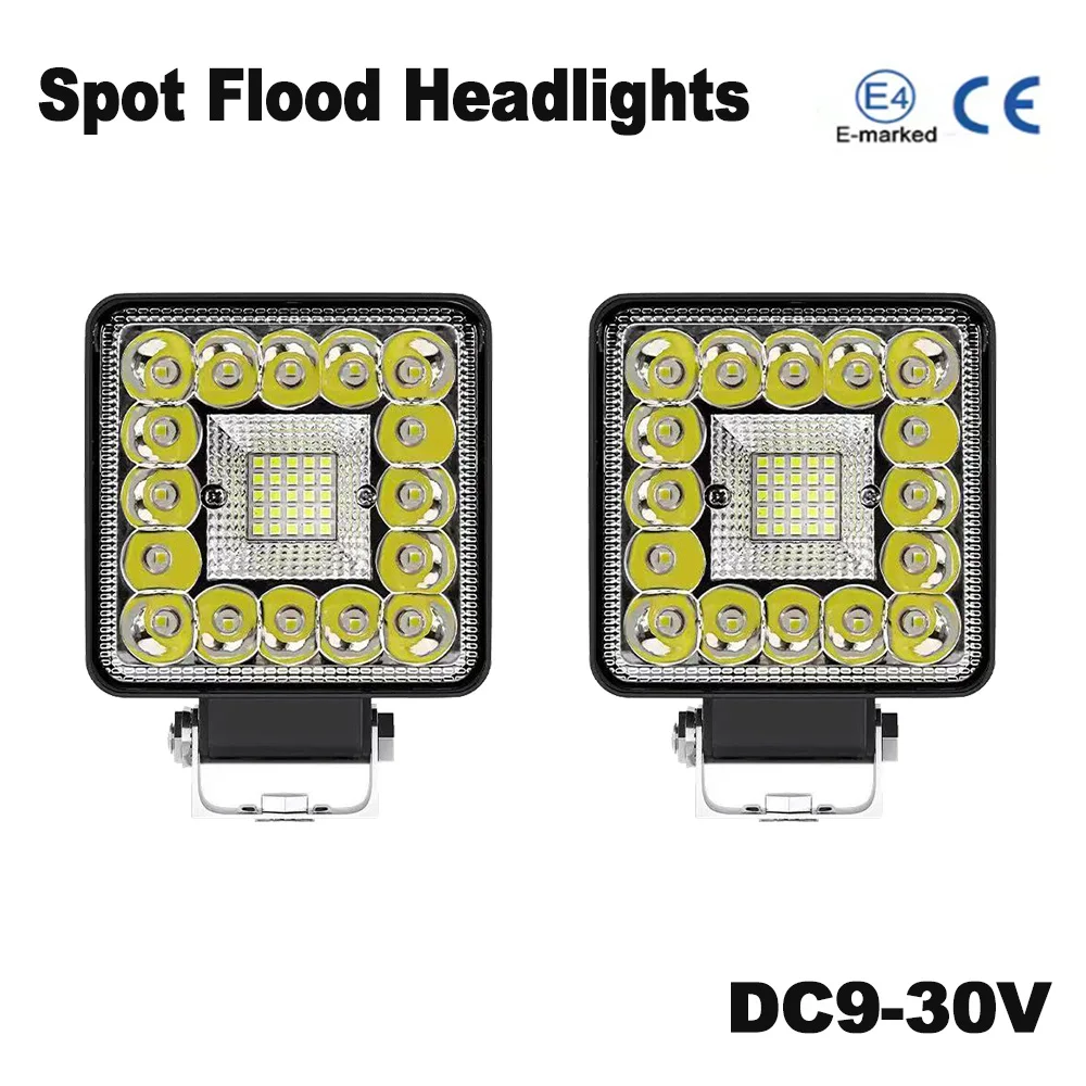 

4'' 41 LEDs light Bar Spotlight/Floodlight DC9-30V Car Work Light For Jeep Truck Boat Tractor Offroad 4X4 Barra LED Headlight