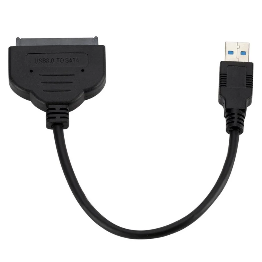 Grwibeou usb sata 3 cabo sata para usb 3.0 adaptador até 6 gbps suporte 2.5 Polegada externo ssd hdd disco rígido 22 pinos sata iii 2.0