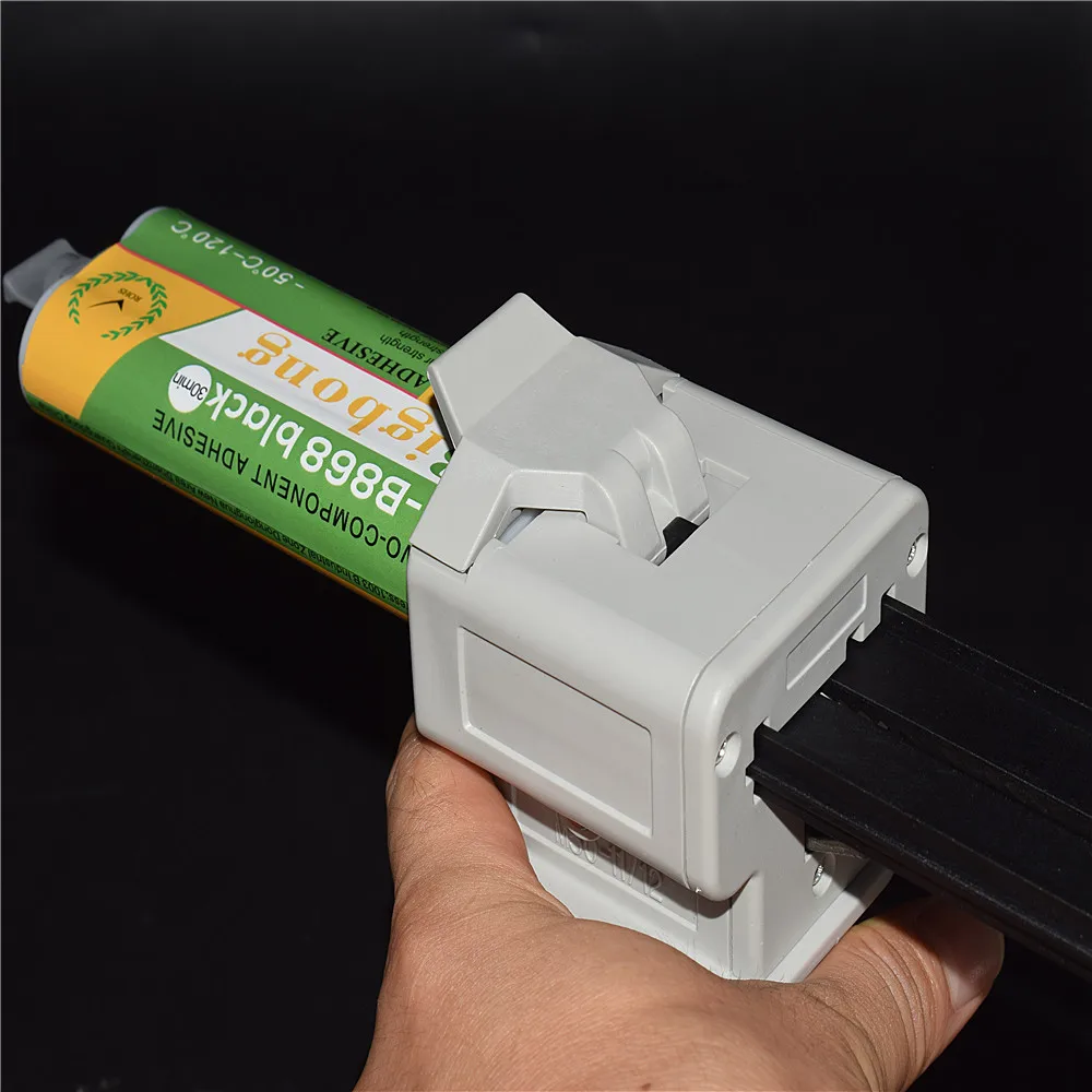 5 Stück statische Mischdüsen & 2 Stück 50ml Epoxidharzkleber für hohe Temperaturen -50 ℃ -120 ℃ 1:1 Schwarzer AB-Kleber & 50ml 1:1 AB-Klebepistolen – Detail 5